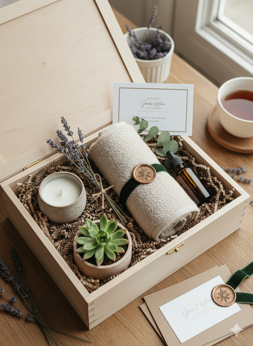 Gift box composition arrangement