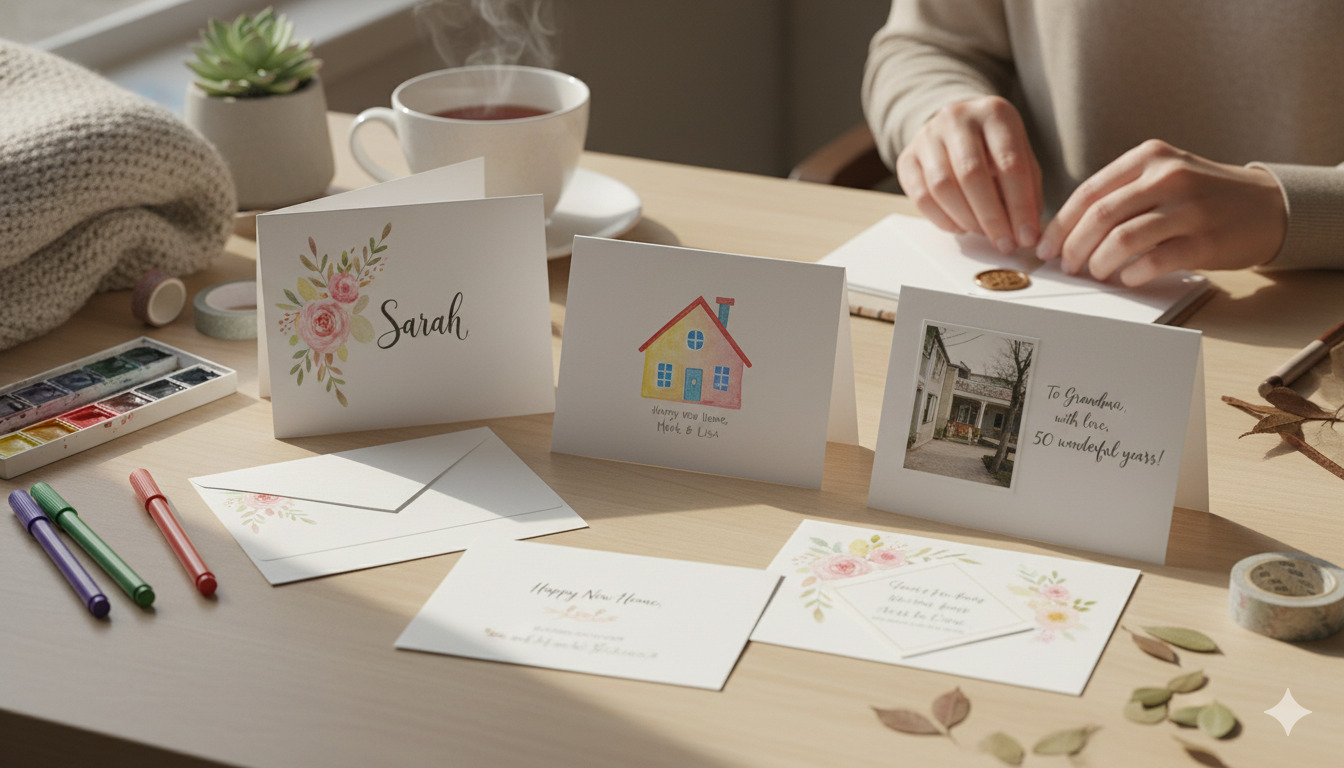 Personalized greeting cards