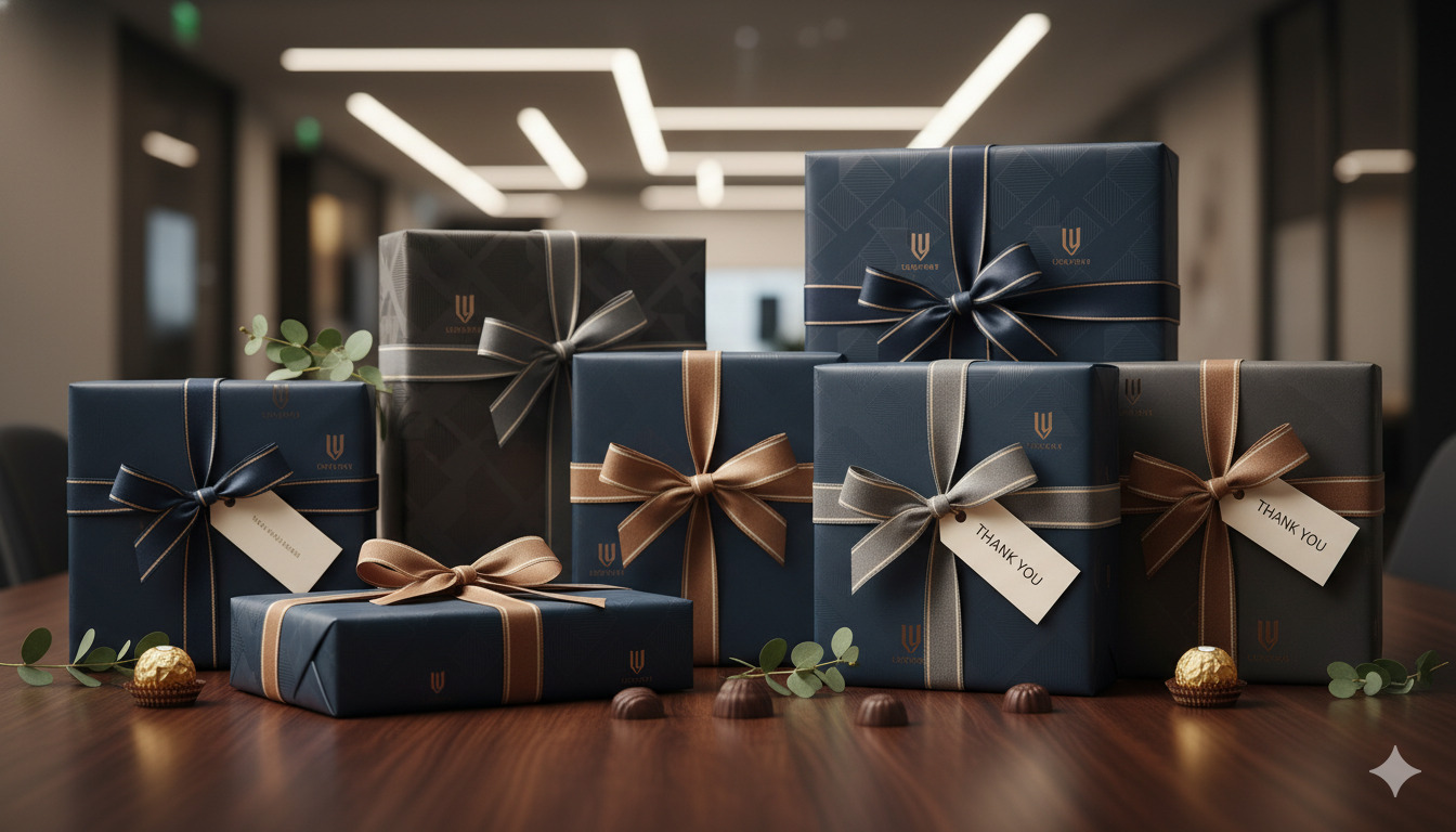 Corporate gift wrapping services